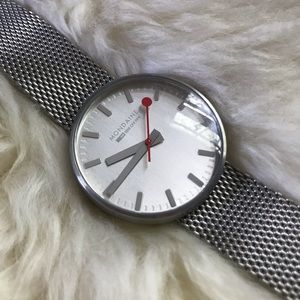 Mondaine silver watch